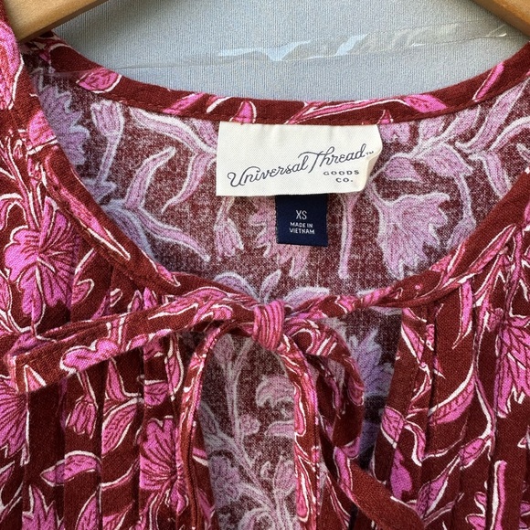 Universal Thread Floral Pink Dress - Picture 3 of 7